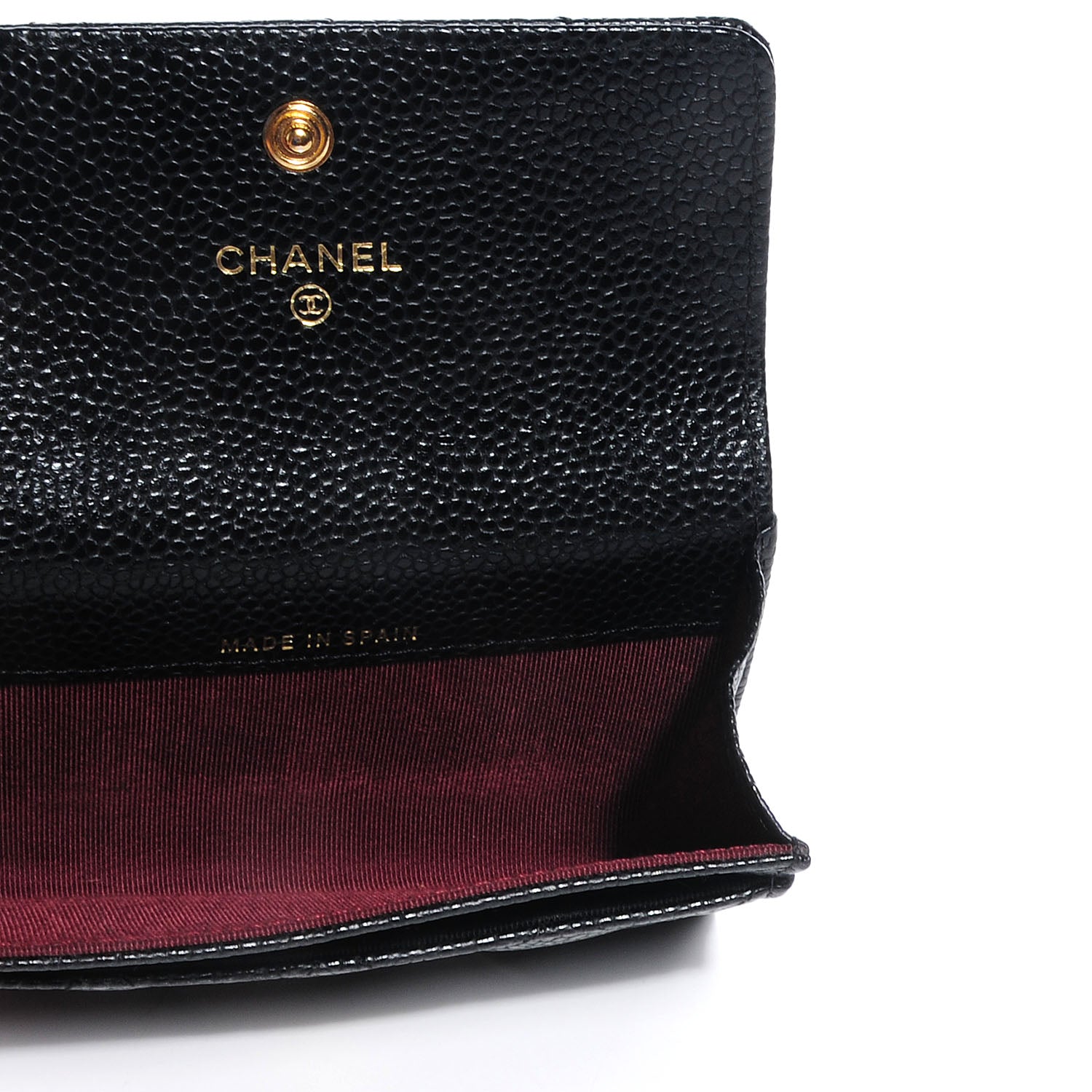 Chanel Caviar Quilted Flap Card Holder Black 8 of 8