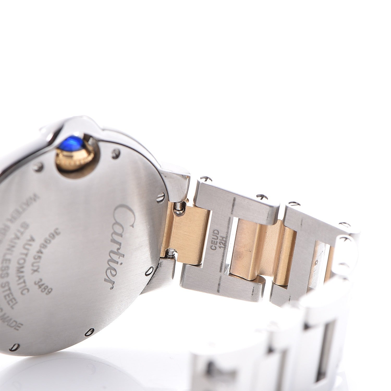Cartier Stainless Steel 18K Yellow Gold 33mm Ballon Bleu De Automatic Watch 11 of 12