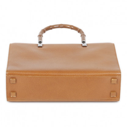 Gucci Leather Bamboo Handle Tote 3 of 13