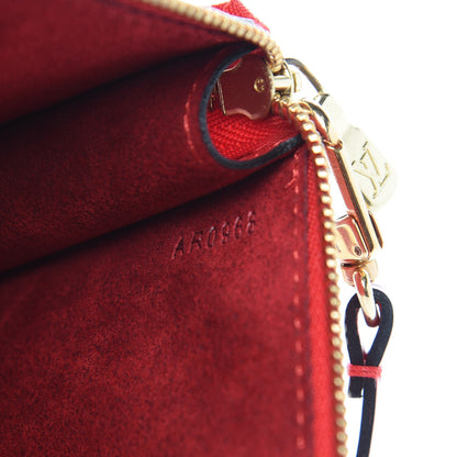 Louis Vuitton Epi Pochette Accessories 24 Castillan Red 7 of 8
