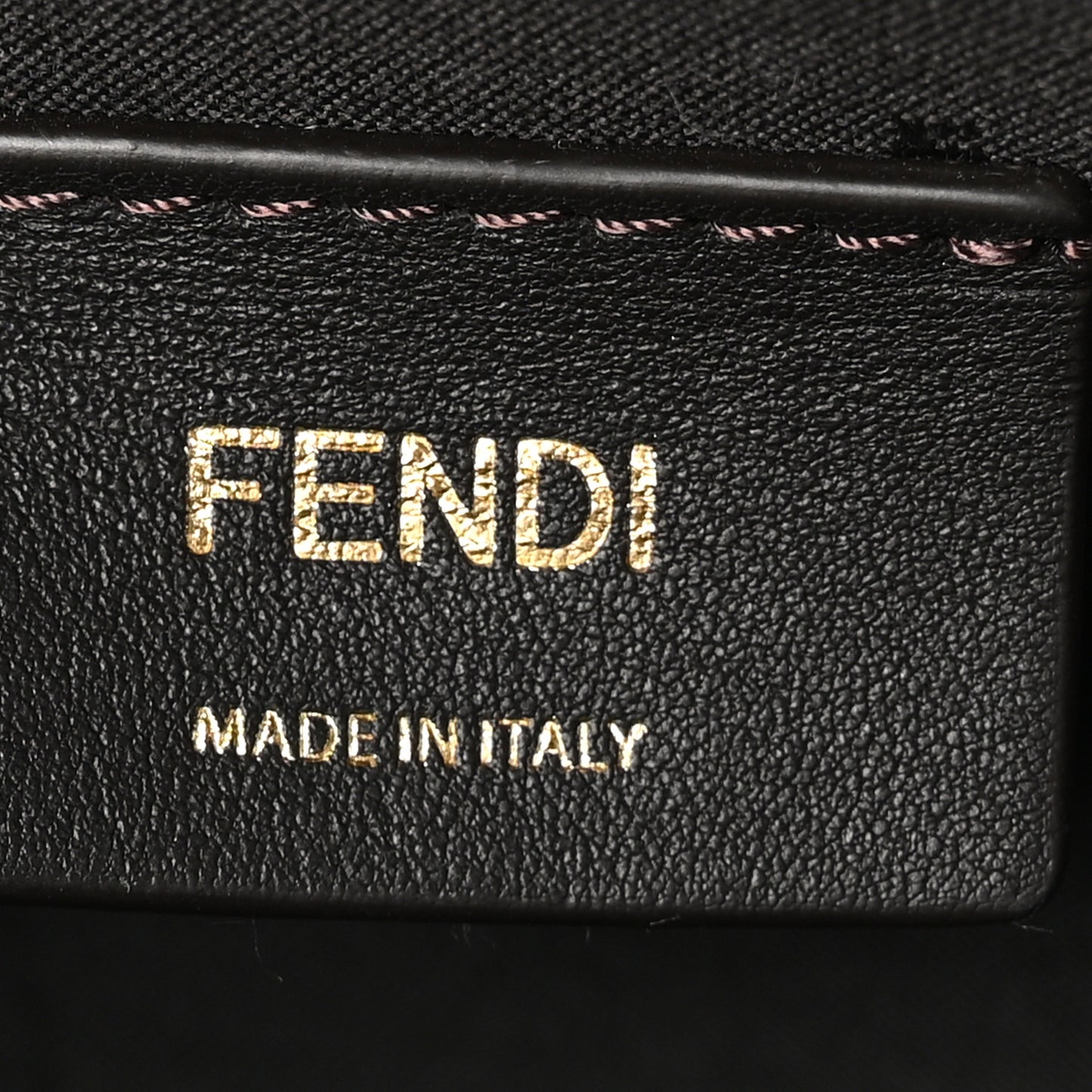 Raffia Chenille Shiny Nappa FF 1974 Small Fendi First Natural White Miele Scuro