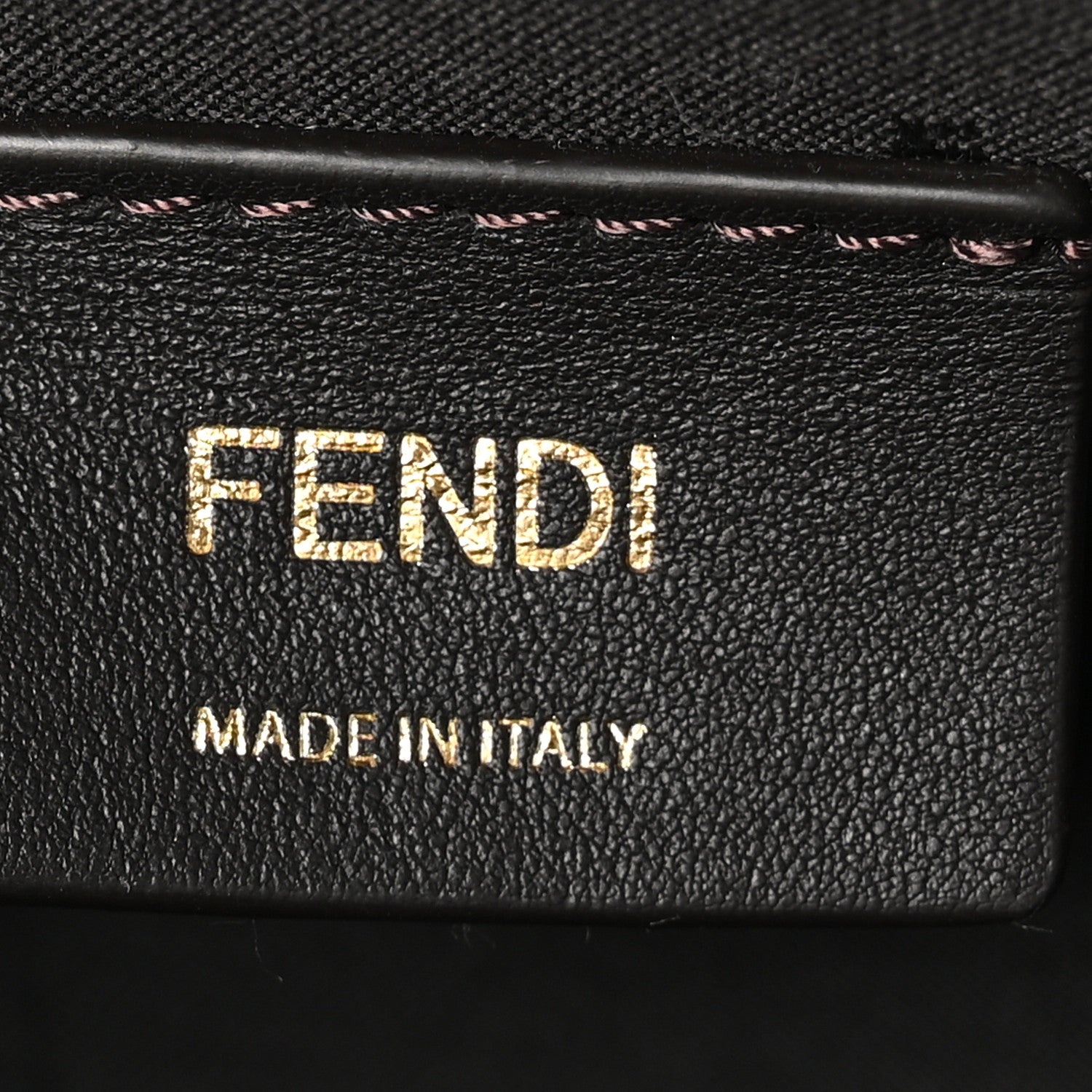 Fendi Raffia Chenille Shiny Nappa FF 1974 Small Fendi First Natural White Miele Scuro 6 of 10