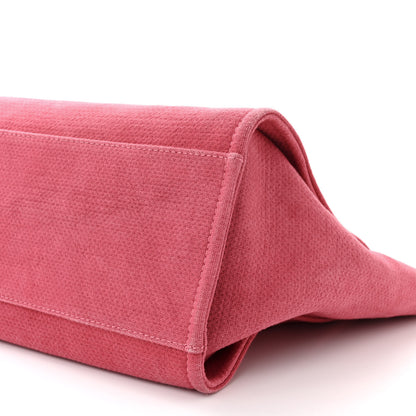 Chanel Canvas Medium Deauville Tote Red 10 of 14