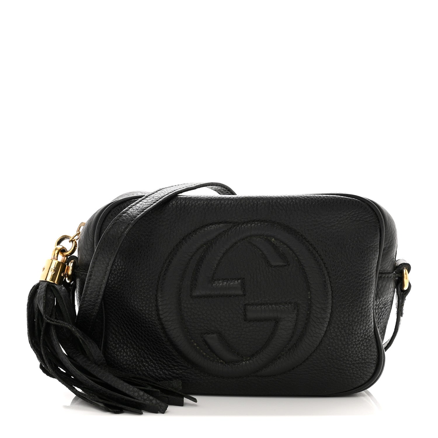 Gucci Pebbled Calfskin Small Soho Disco Bag Black 1 of 23