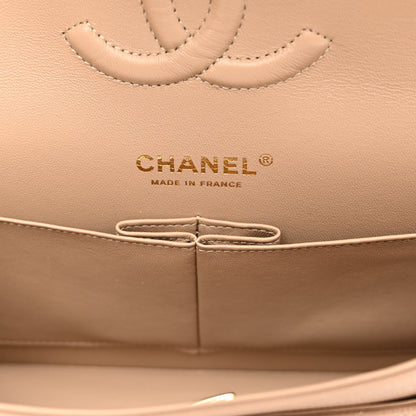Chanel Caviar Quilted Medium Double Flap Dark Beige 6 of 11