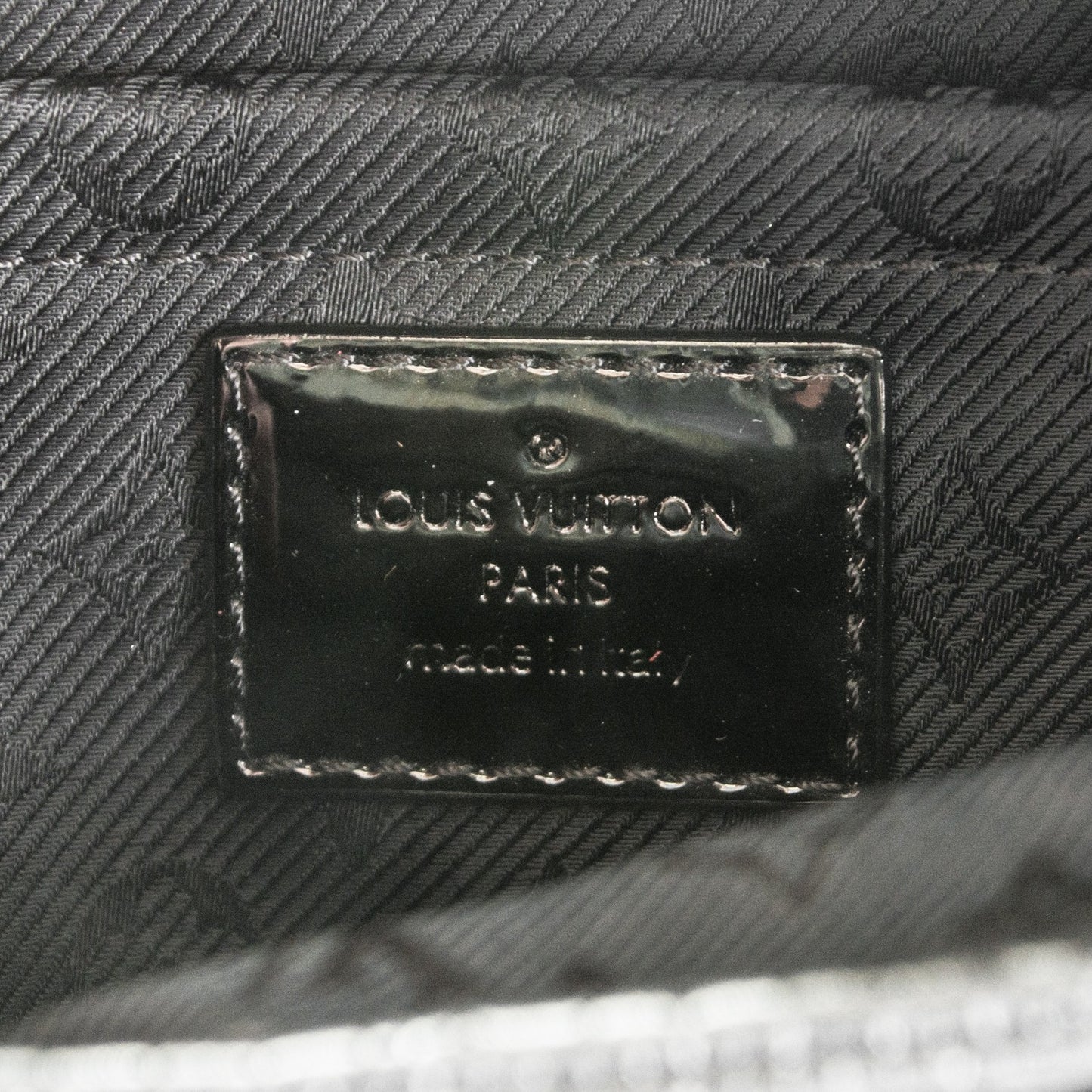 Calfskin Quilted Monogram Altair Clutch Black