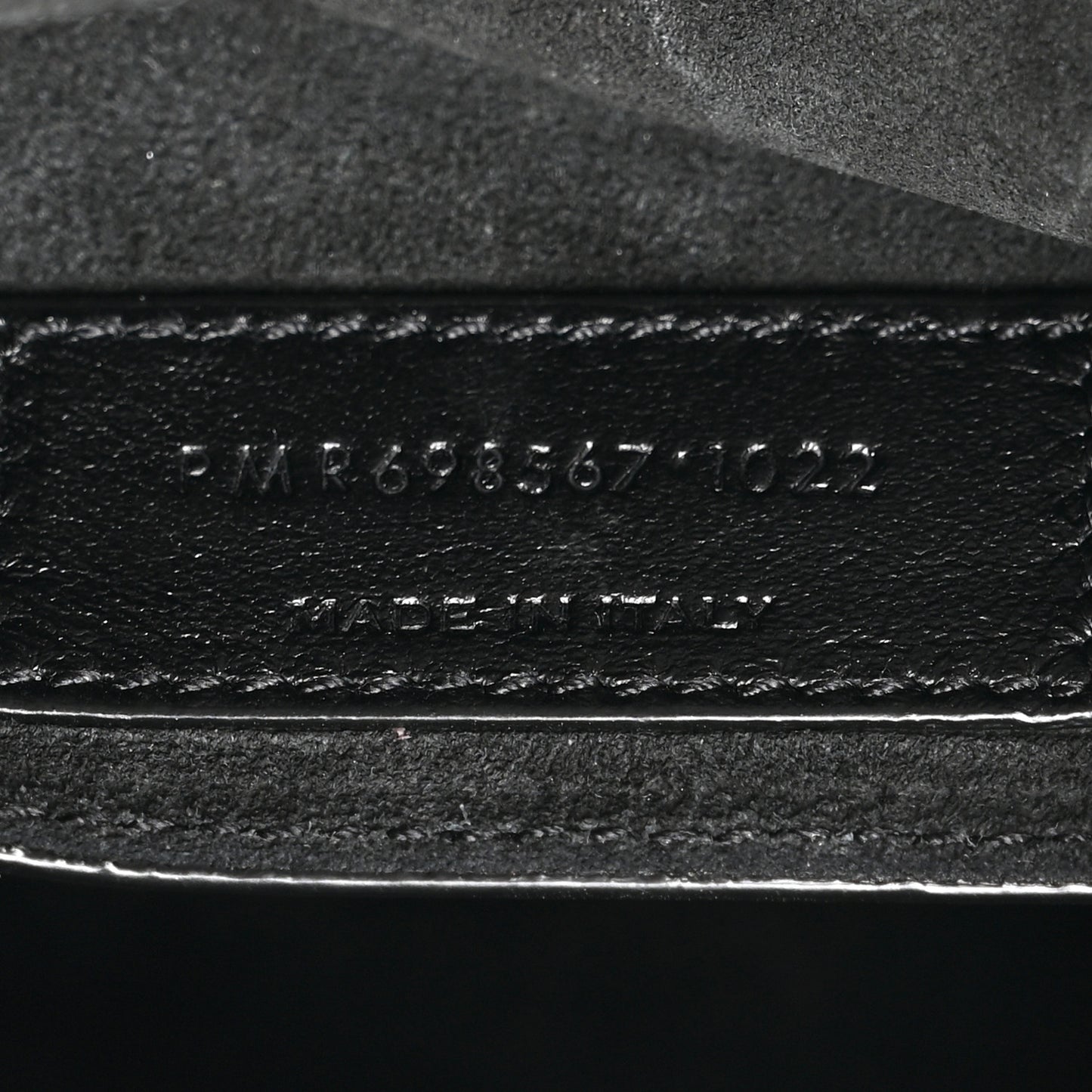 Lambskin Quilted Le 57 Diamond Shoulder Bag Black