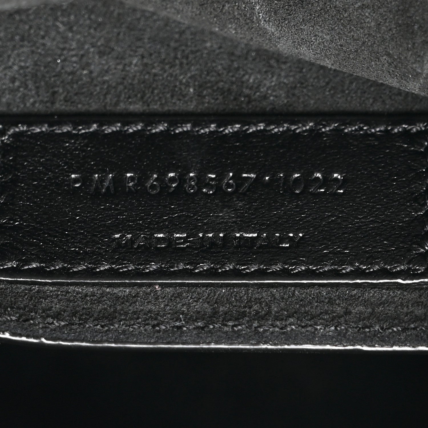 Saint Laurent Lambskin Quilted Le 57 Diamond Shoulder Bag Black 7 of 11