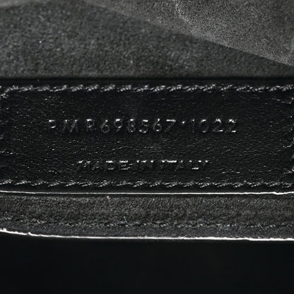 Saint Laurent Lambskin Quilted Le 57 Diamond Shoulder Bag Black 7 of 11