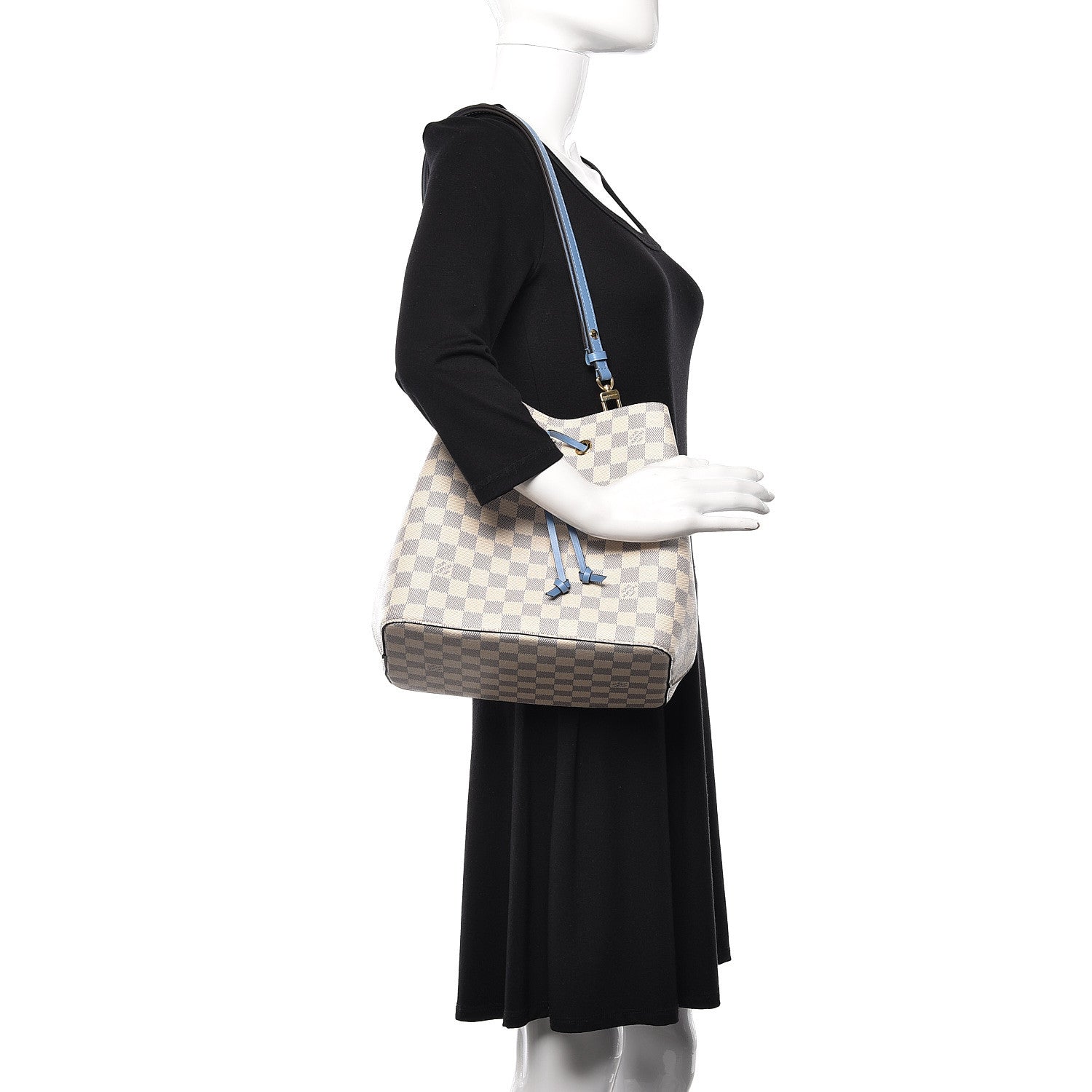 Louis Vuitton Damier Azur Neonoe MM Bleuet 2 of 9