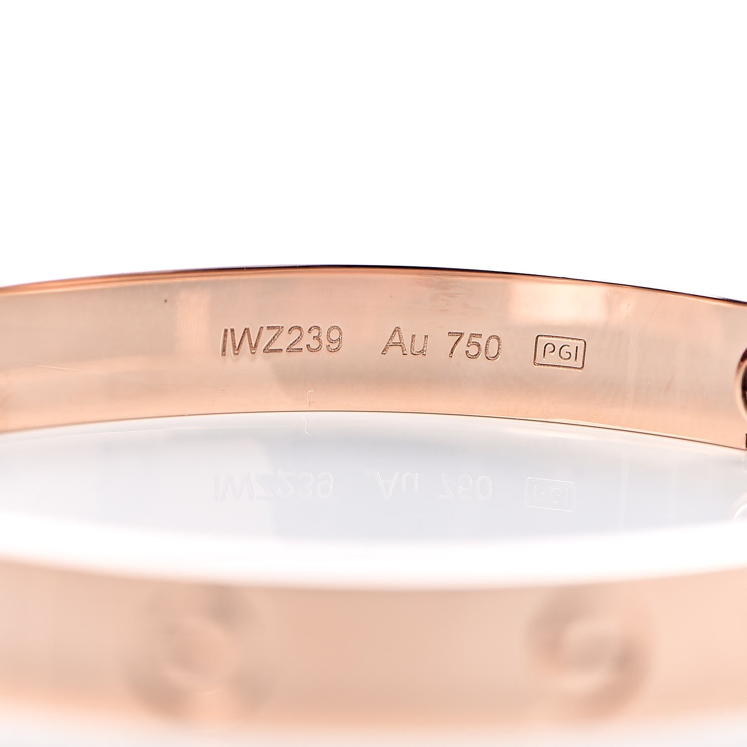 Cartier 18K Pink Gold LOVE Bracelet 16 4 of 7