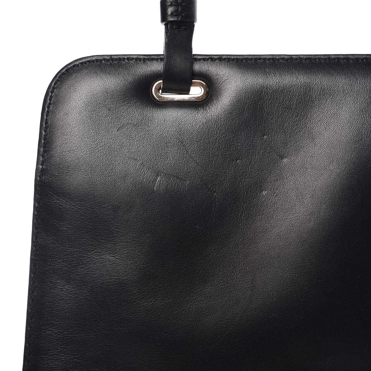 Valentino Garavani Vitello Rockstud Shoulder Satchel Black 10 of 10