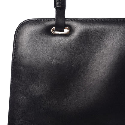 Valentino Garavani Vitello Rockstud Shoulder Satchel Black 10 of 10