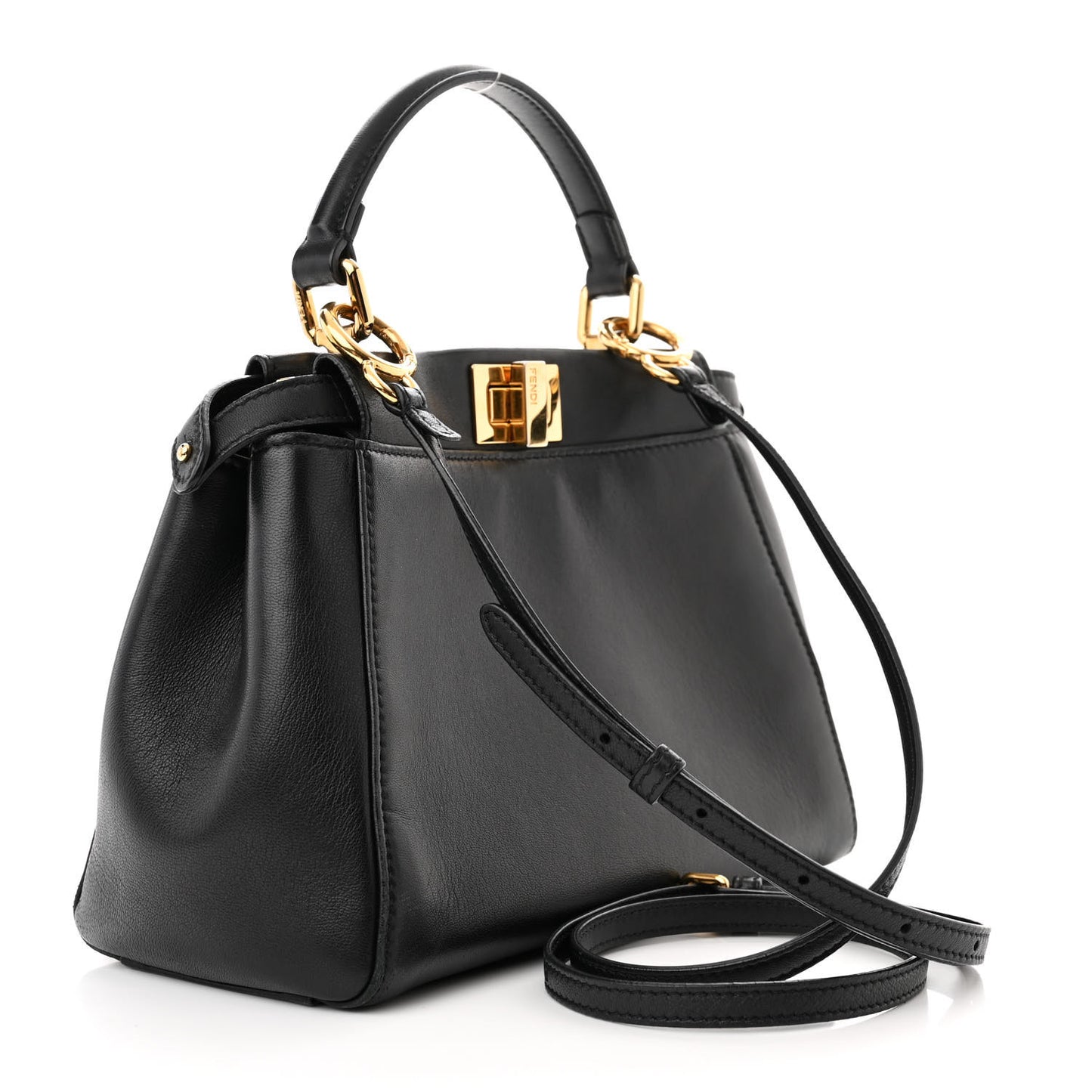 Nappa Mini Peekaboo Iconic Satchel Black