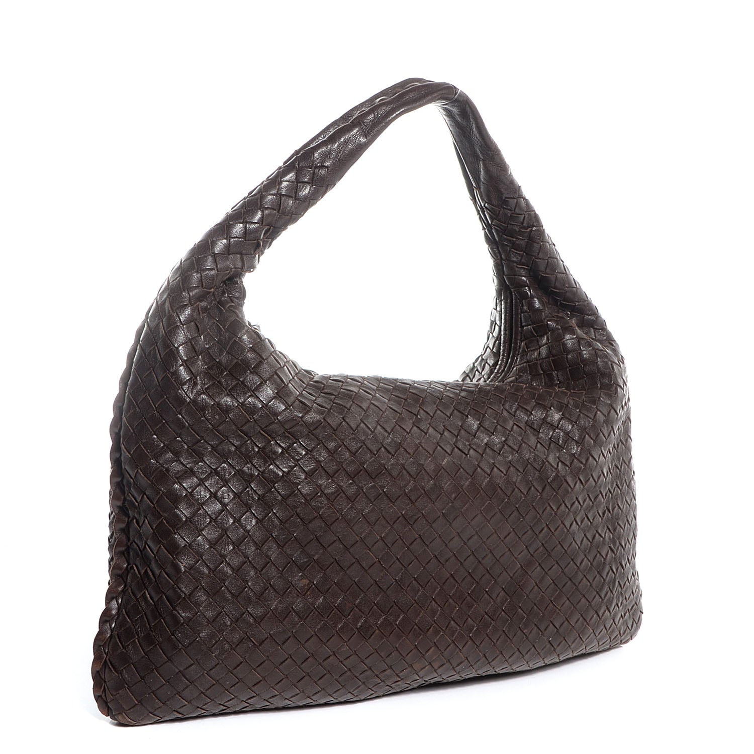 Bottega Veneta Nappa Intrecciato Large Veneta Hobo Ebano 3 of 9
