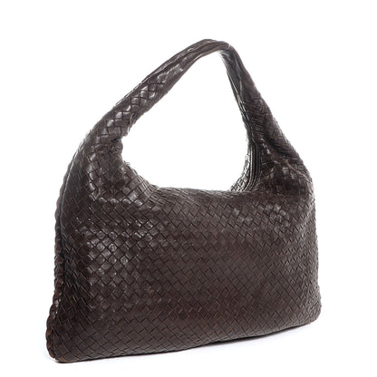 Bottega Veneta Nappa Intrecciato Large Veneta Hobo Ebano 3 of 9