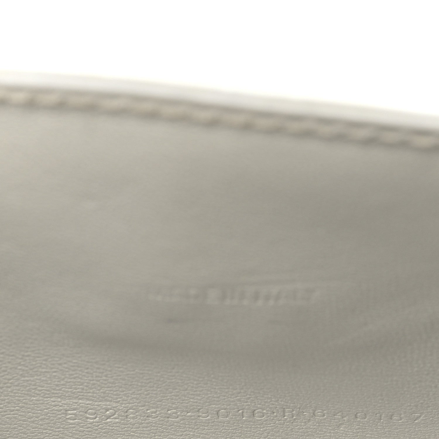 Balenciaga Shiny Calfskin Crocodile Embossed Hourglass Top Handle Bag XS White 7 of 10