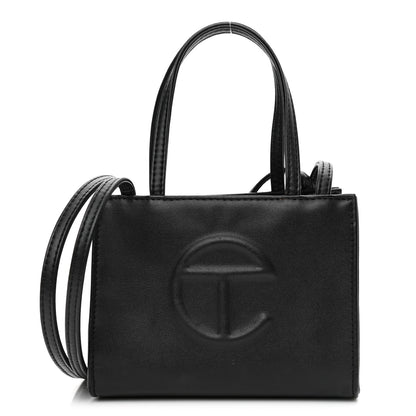 Telfar Vegan Leather Small Shopping Bag Black 1 of 9