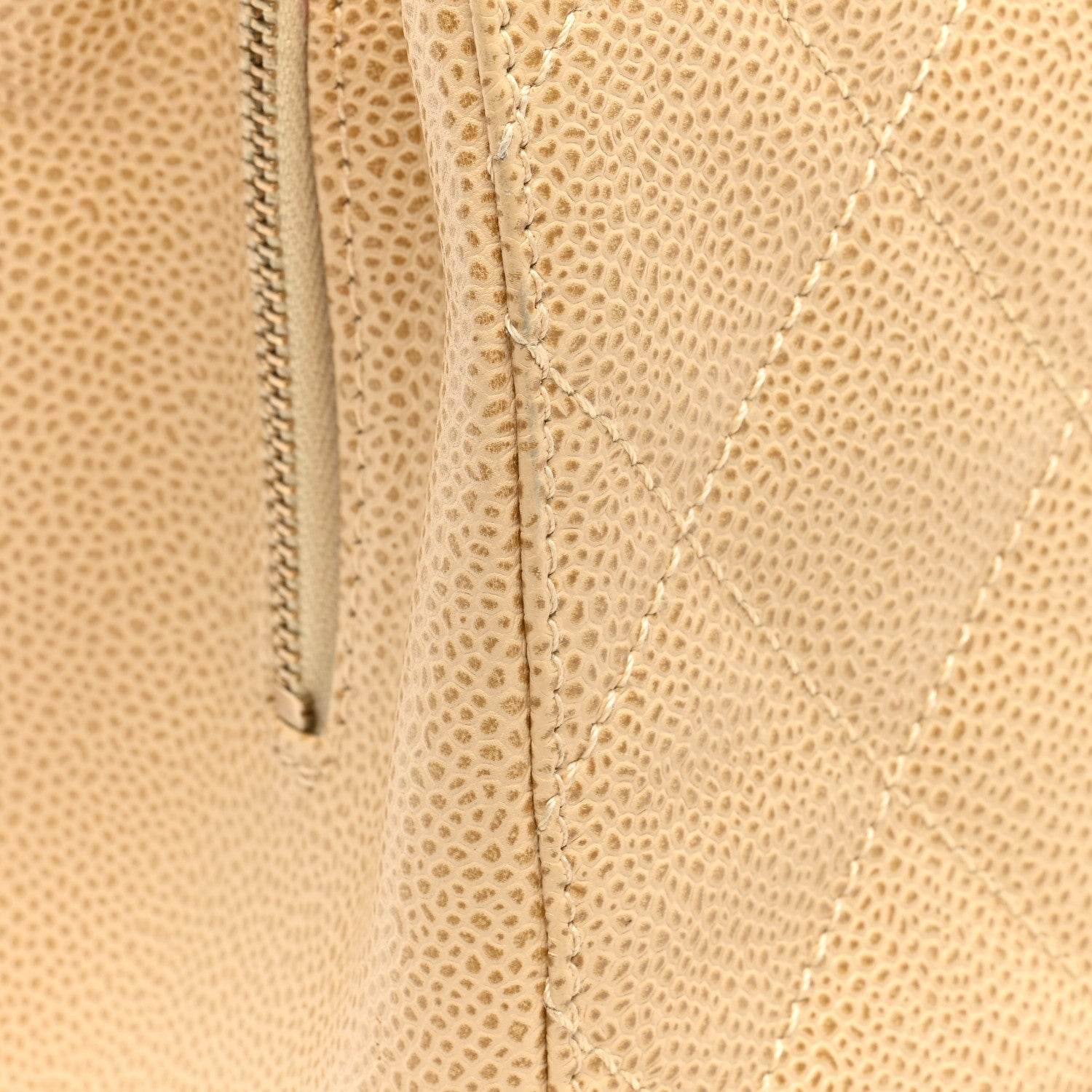 Chanel Caviar Quilted Tote Beige 15 of 15
