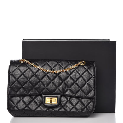 Chanel Aged Calfskin Quilted 2.55 Reissue 227 Flap Black 9 of 9
