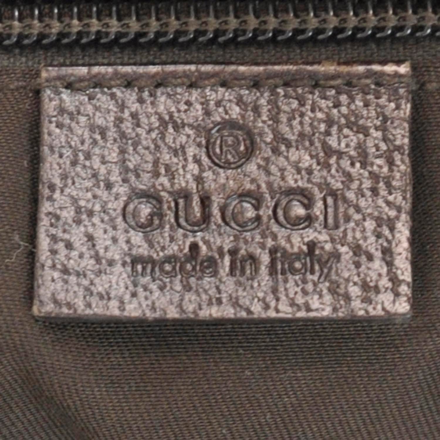 Gucci Monogram Web Medium Flat Messenger Bag Dark Brown 10 of 11