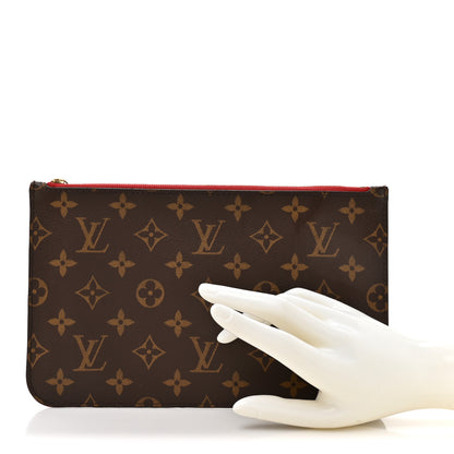 Louis Vuitton Monogram Neverfull MM GM Pochette Cherry 4 of 20