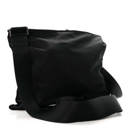 Prada Nylon Vela Flat Messenger Bag Black 3 of 10