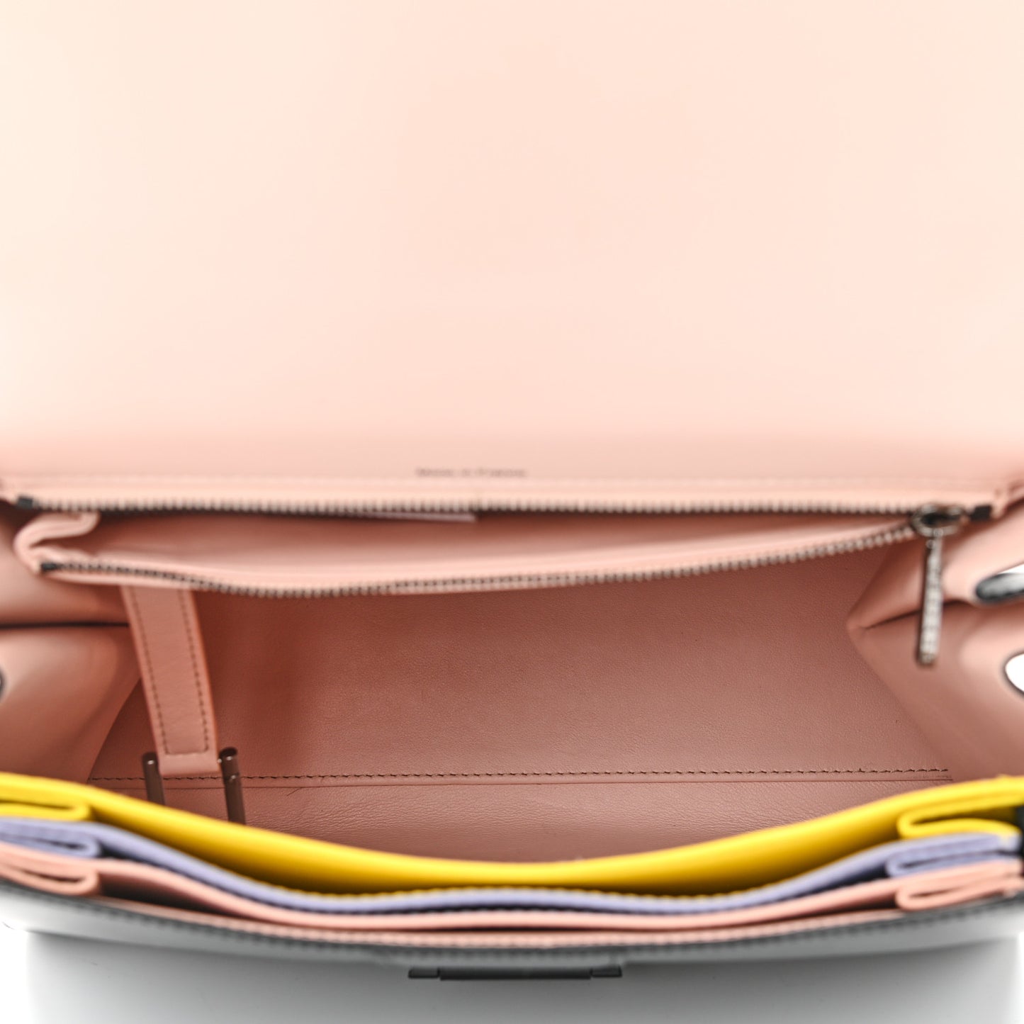 Boxed Calfskin MM Magic Brillant Satchel Black Multicolor