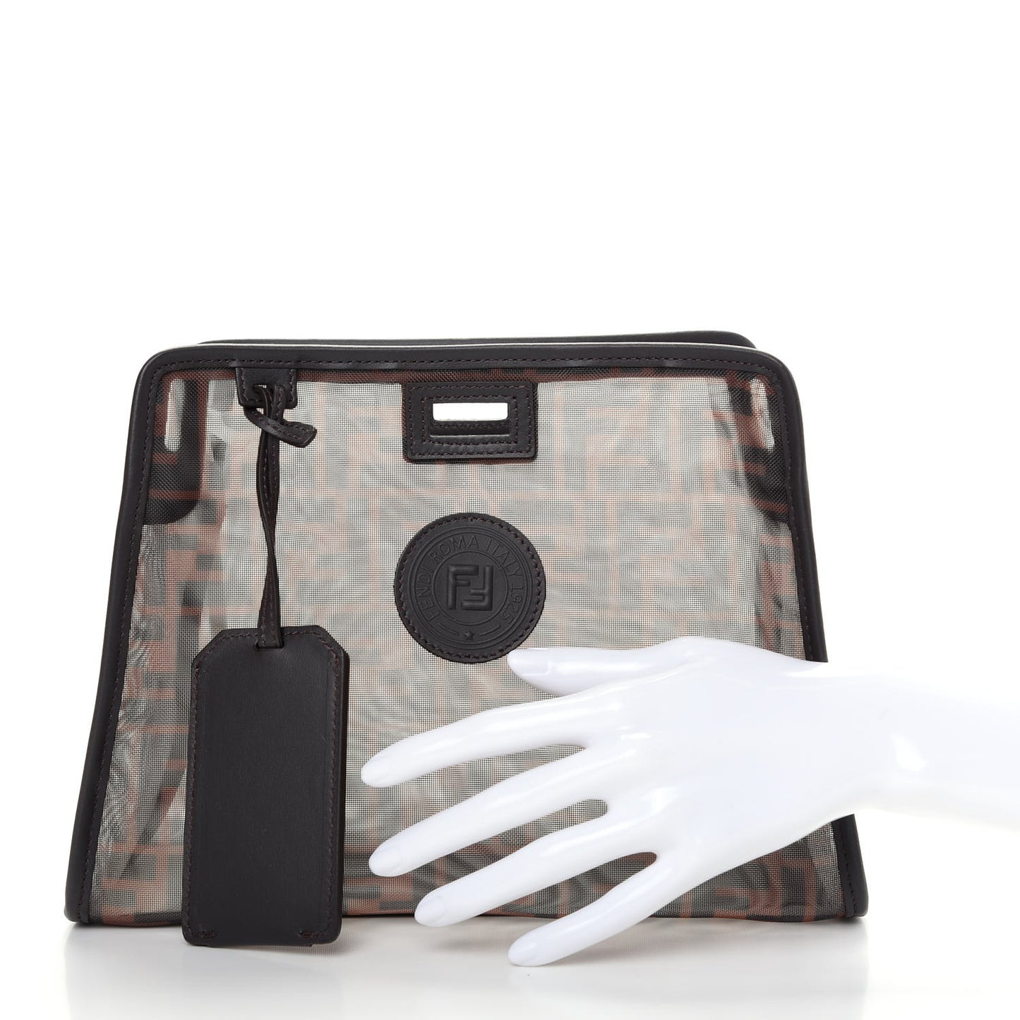 Mesh Vitello Century FF 1974 Mini Peekaboo Defender Cover Marrone Black Ebano
