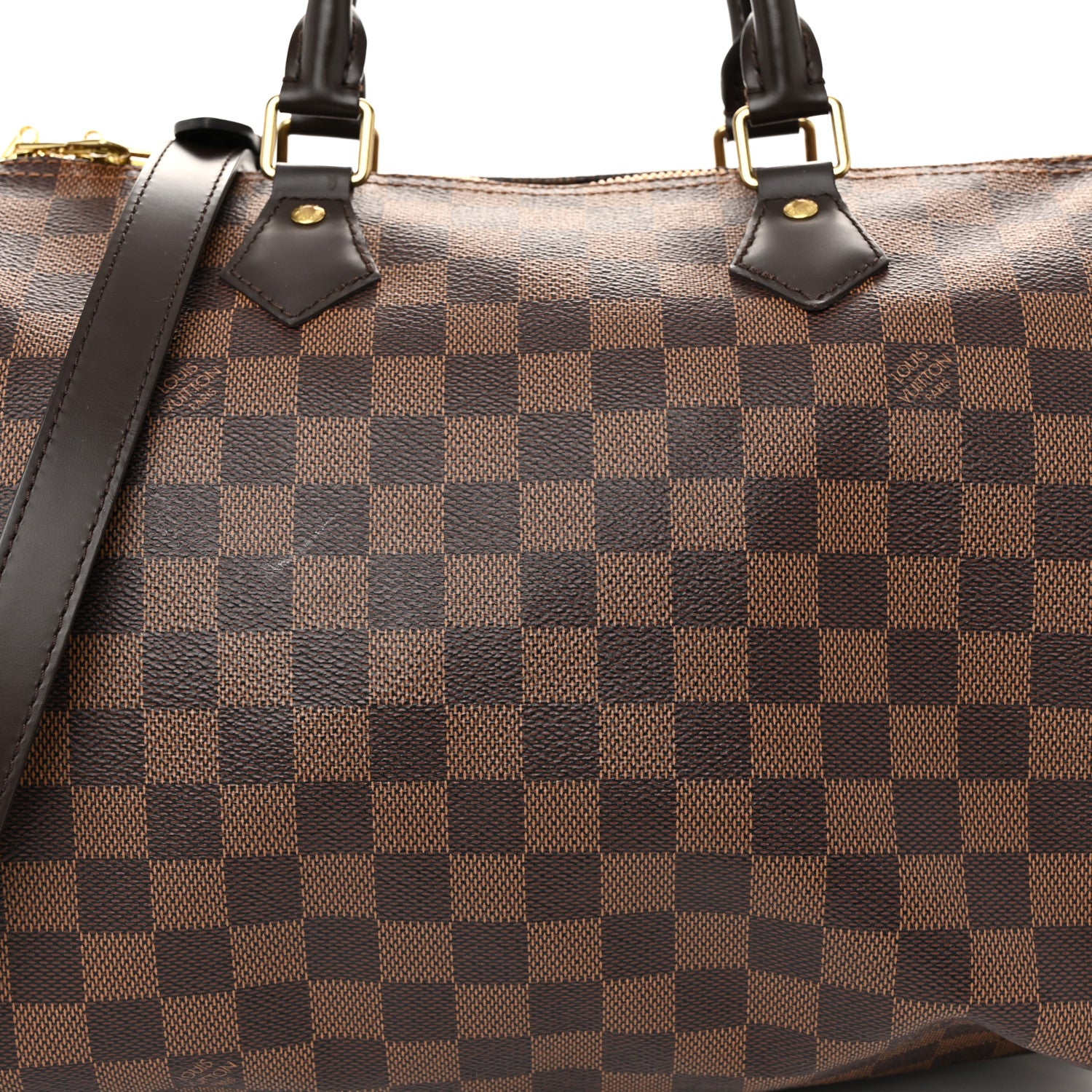 Louis Vuitton Damier Ebene Speedy Bandouliere 30 8 of 11