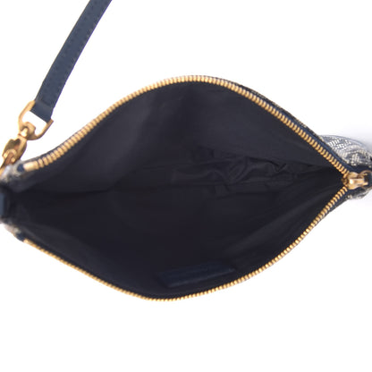Christian Dior Monogram Mini Saddle Pochette Navy 5 of 10
