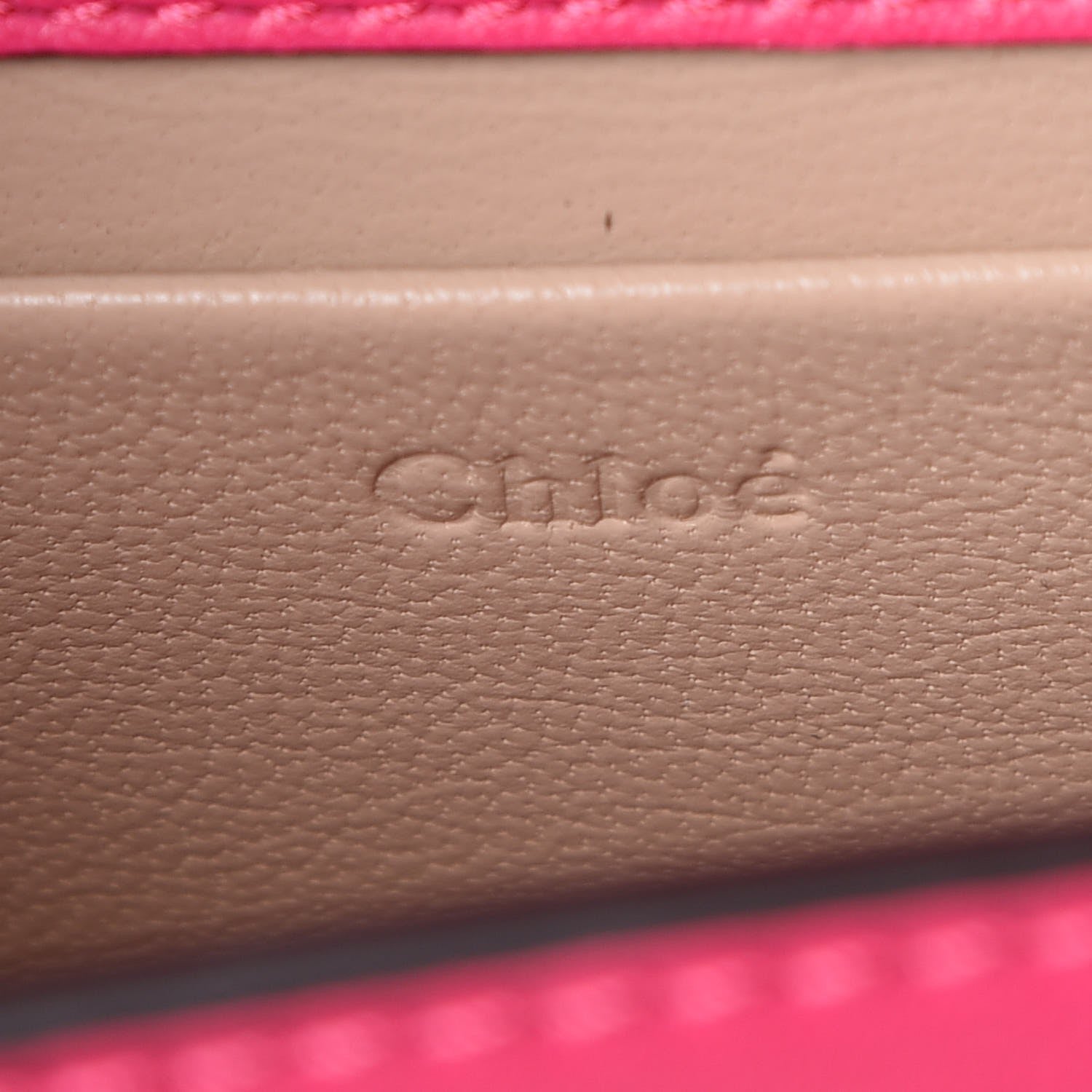 Chloe Calfskin Small Nile Bracelet Minaudiere Bag Fuchsia Rose 7 of 9
