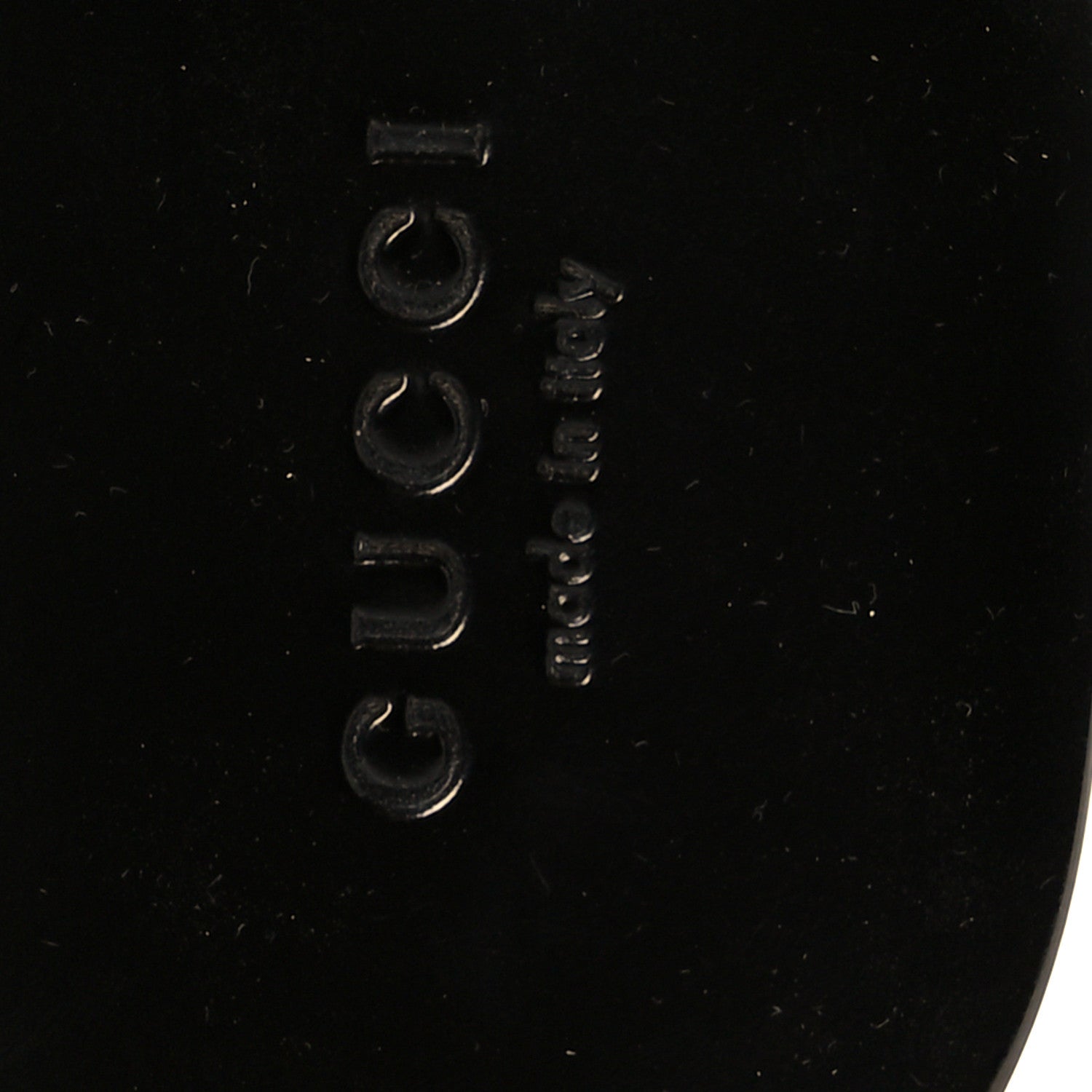 Gucci Calfskin GG Marmont Thong Sandals 36 Black 7 of 10