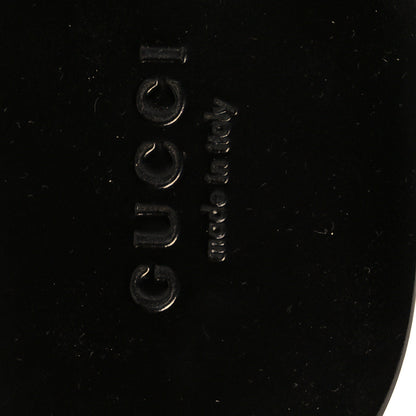Gucci Calfskin GG Marmont Thong Sandals 36 Black 7 of 10