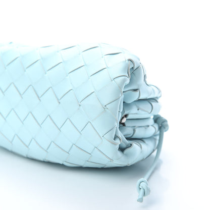 Bottega Veneta Nappa Intrecciato The Mini Pouch Topazio Silver 10 of 10