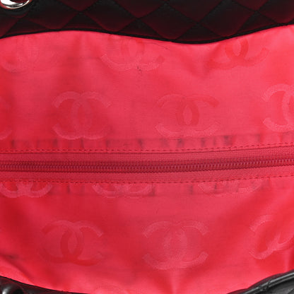 Chanel Calfskin Quilted Large Cambon Tote Black White 14 of 16