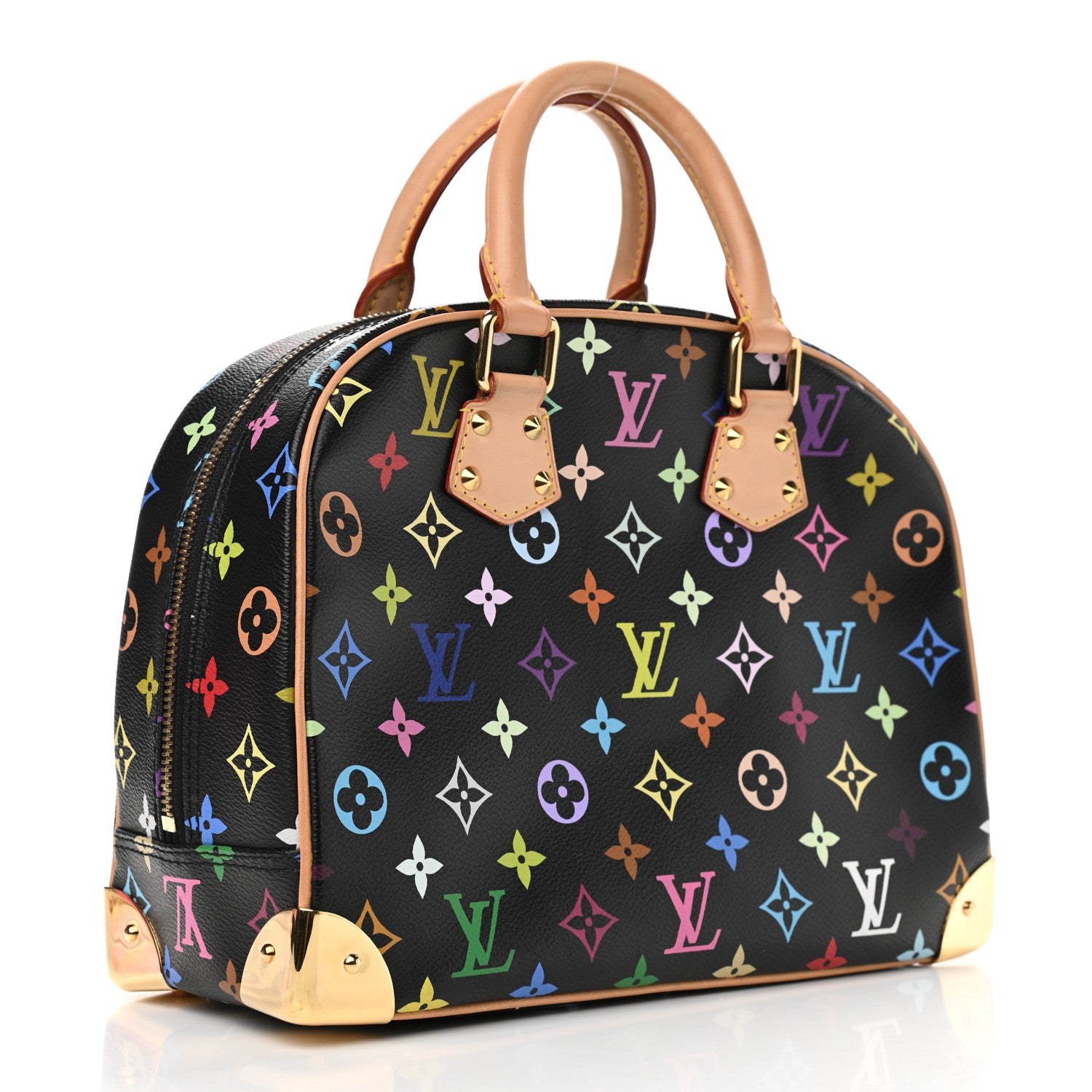 Louis Vuitton Monogram Multicolor Trouville Black 3 of 10