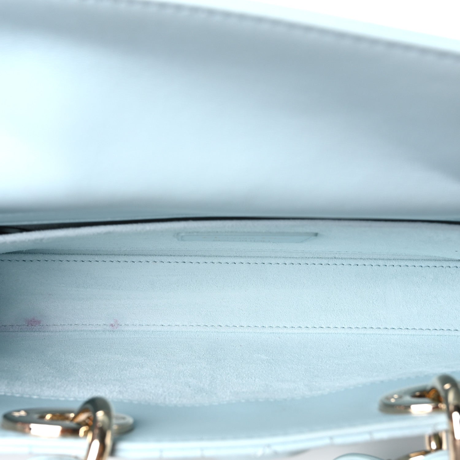 Christian Dior Calfskin Cannage Medium Lady D-Joy Placid Blue 4 of 8