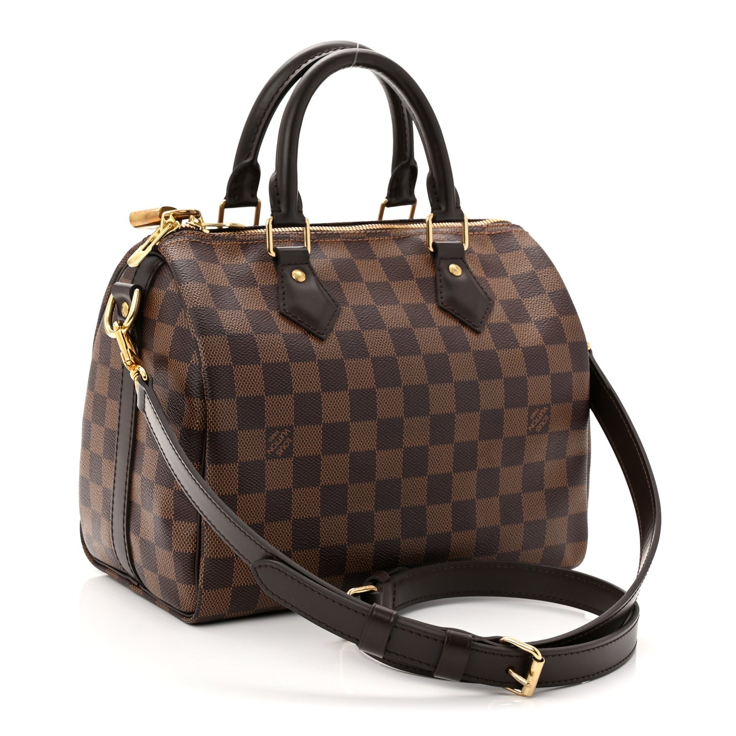 Damier Ebene Speedy Bandouliere 25