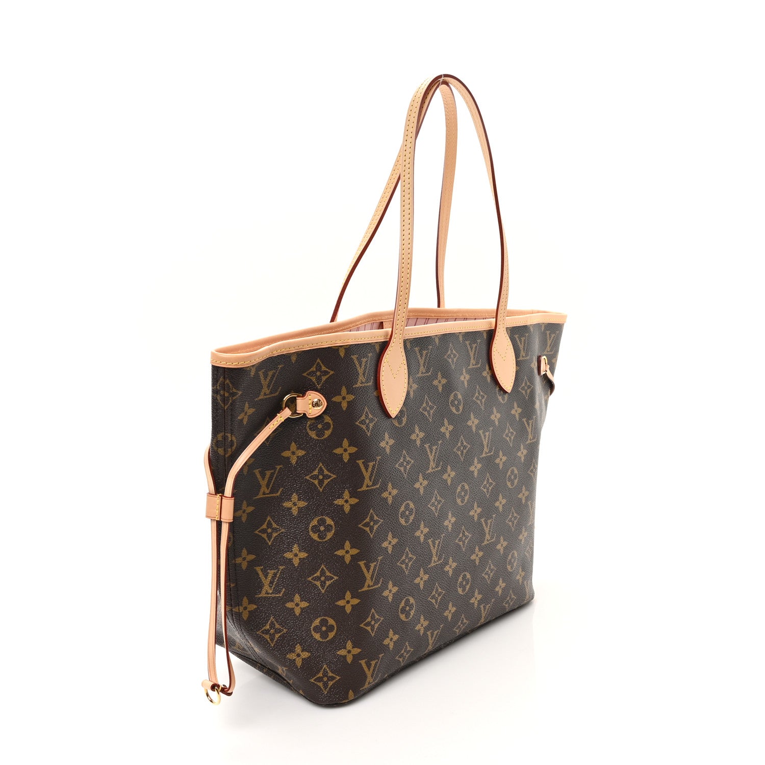 Louis Vuitton Monogram Saint Barth V Neverfull MM Rose Ballerine 4 of 11