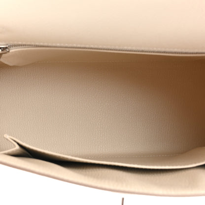 Hermes Epsom Kelly Sellier 25 Craie 5 of 11