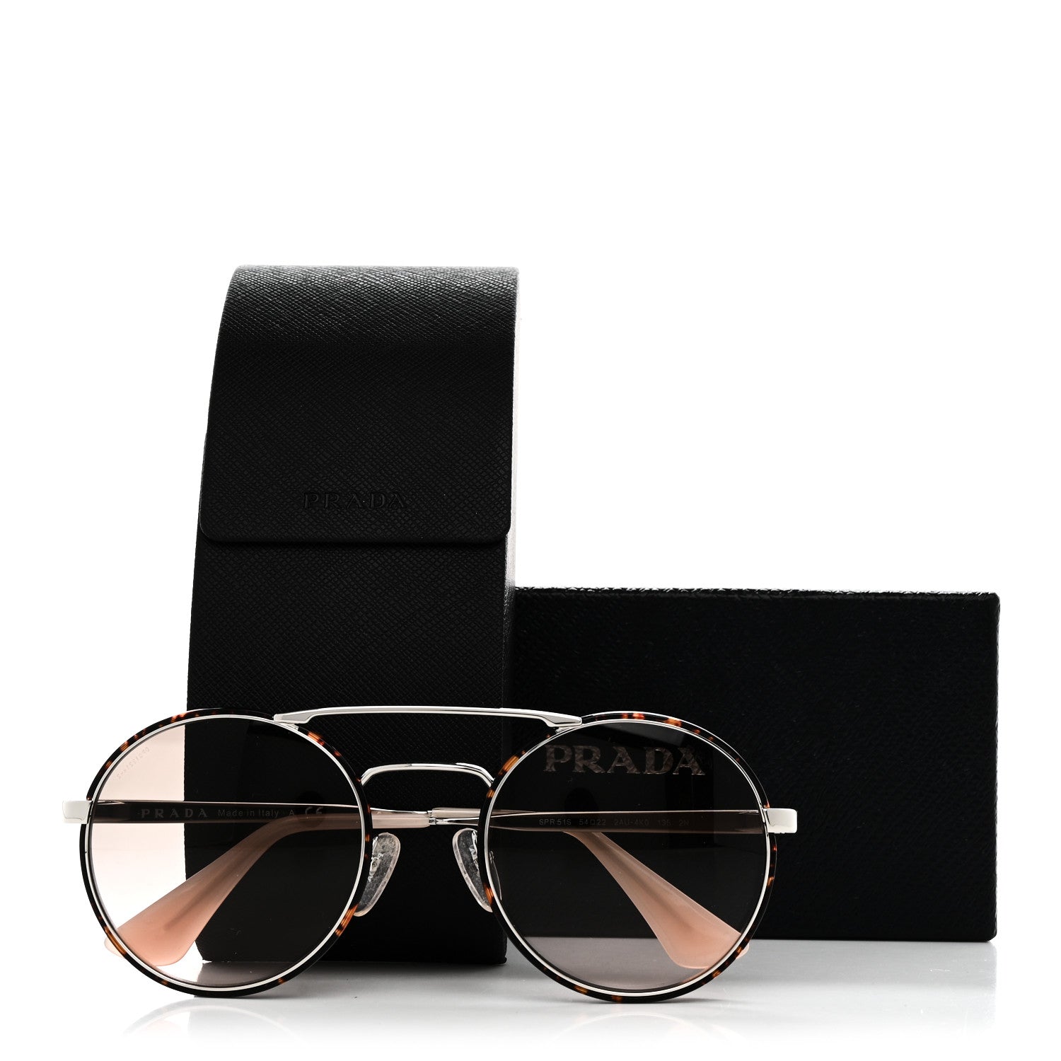 Prada Round Sunglasses SPR51S Tortoise 7 of 7