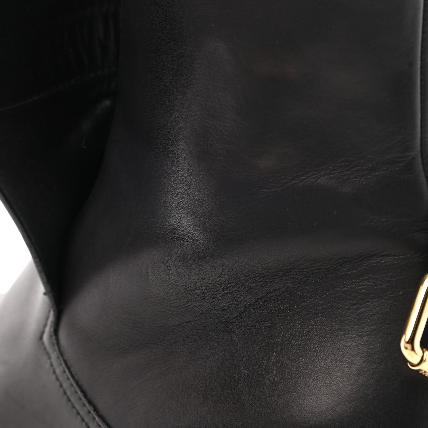 Calfskin Monogram Discovery Flat Ankle Boots 38.5 Black