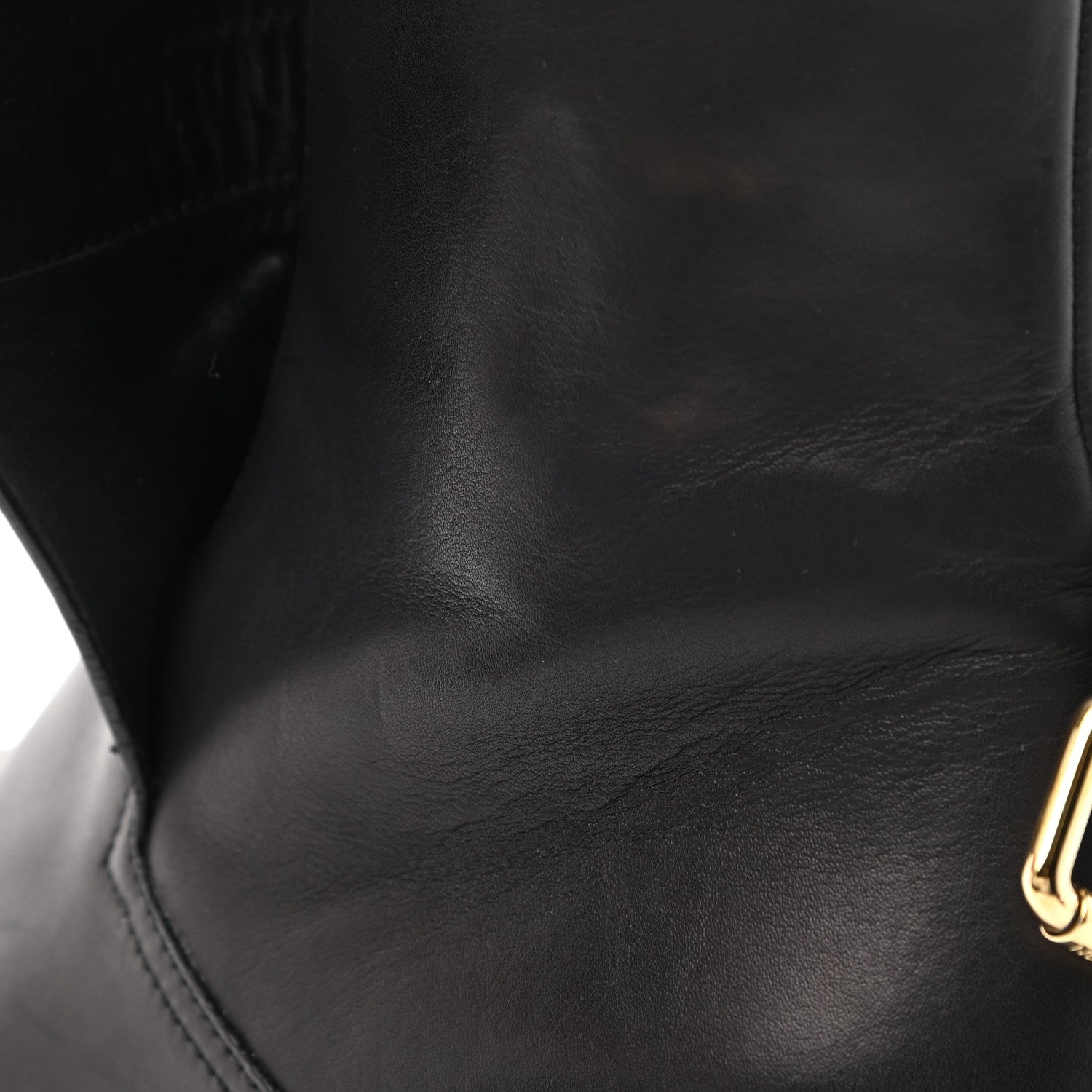 Louis Vuitton Calfskin Monogram Discovery Flat Ankle Boots 38.5 Black 9 of 15