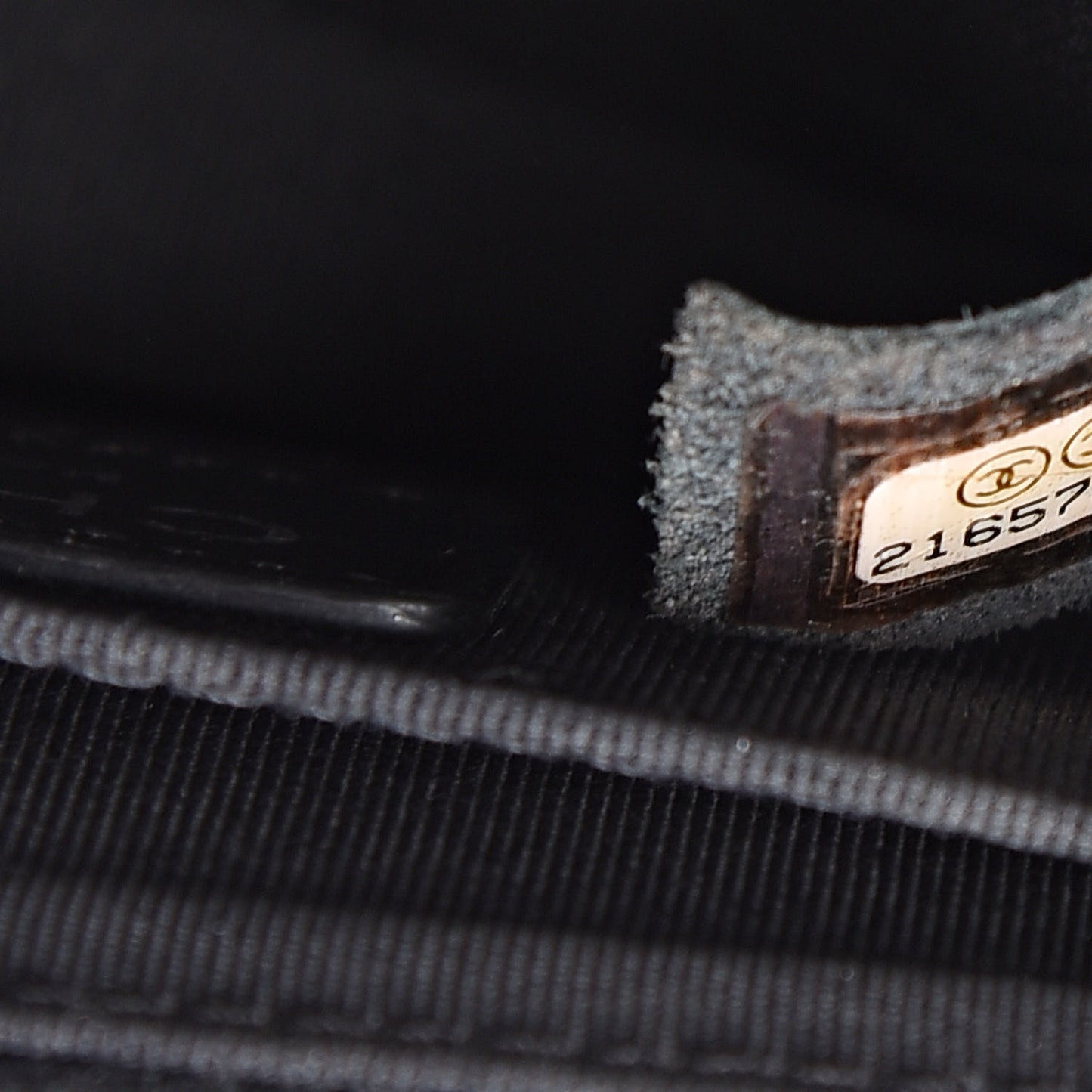 Lambskin Embroidered Mini Flap Black