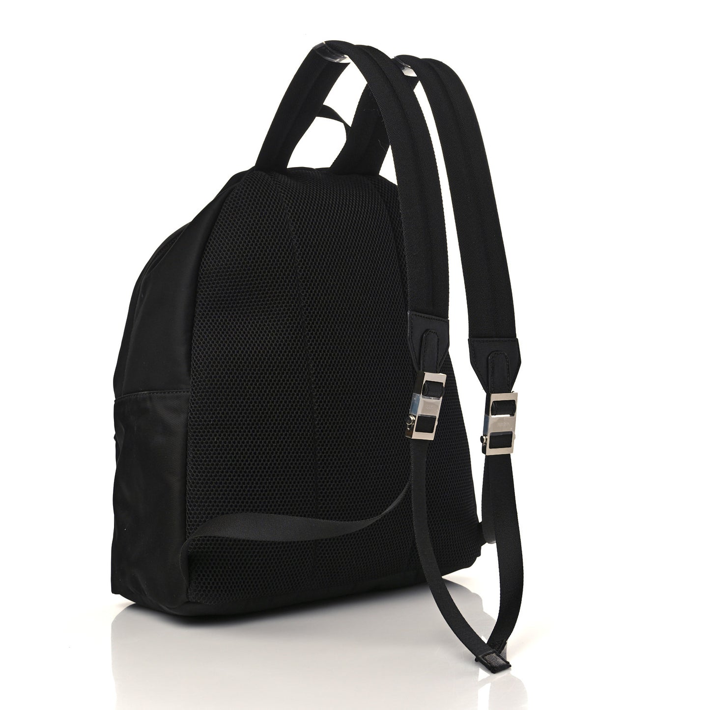 Nylon Vitello Elite Monster Eyes Rounded Backpack Black Yellow
