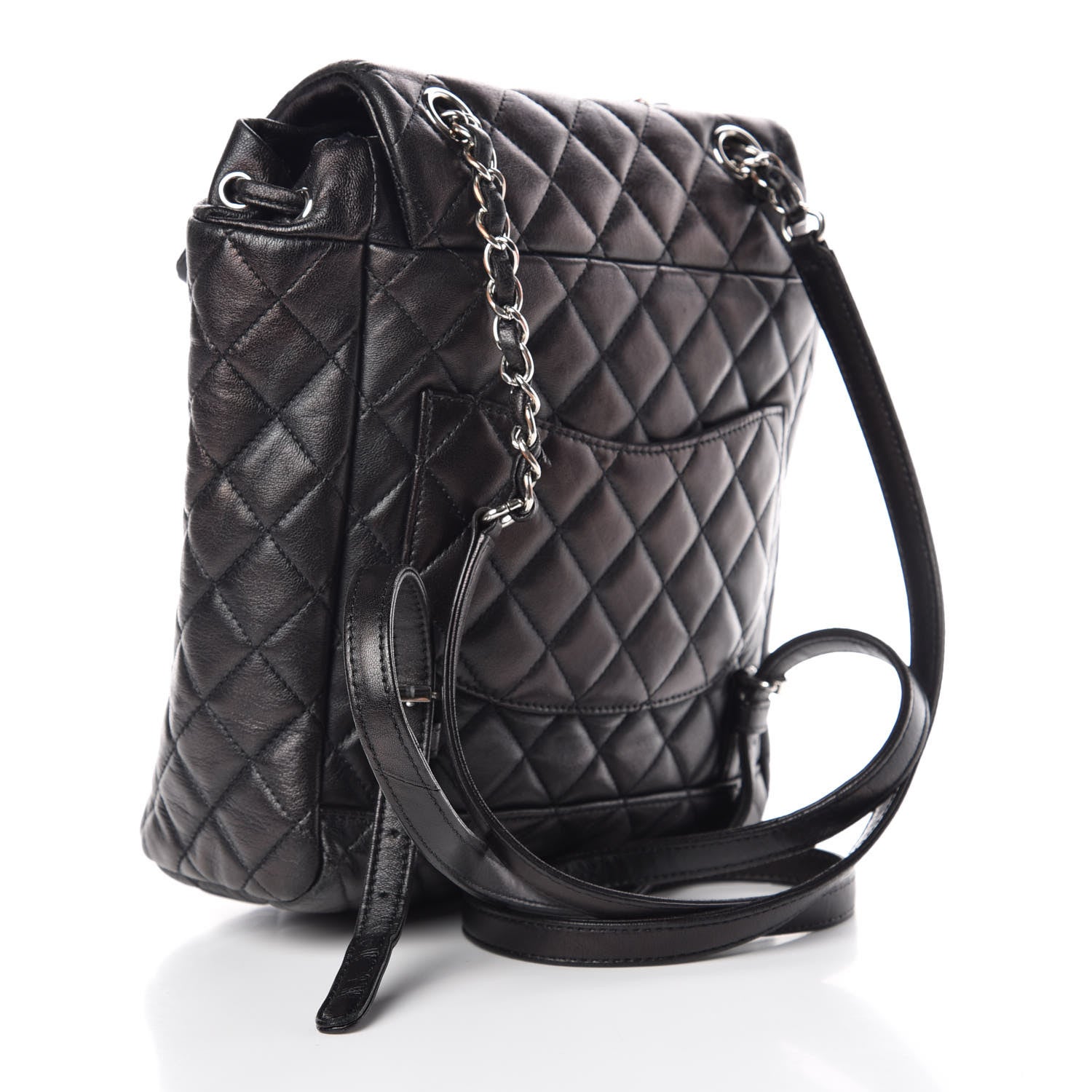 Chanel Calfskin Quilted Small Urban Spirit Backpack Black 3 of 10