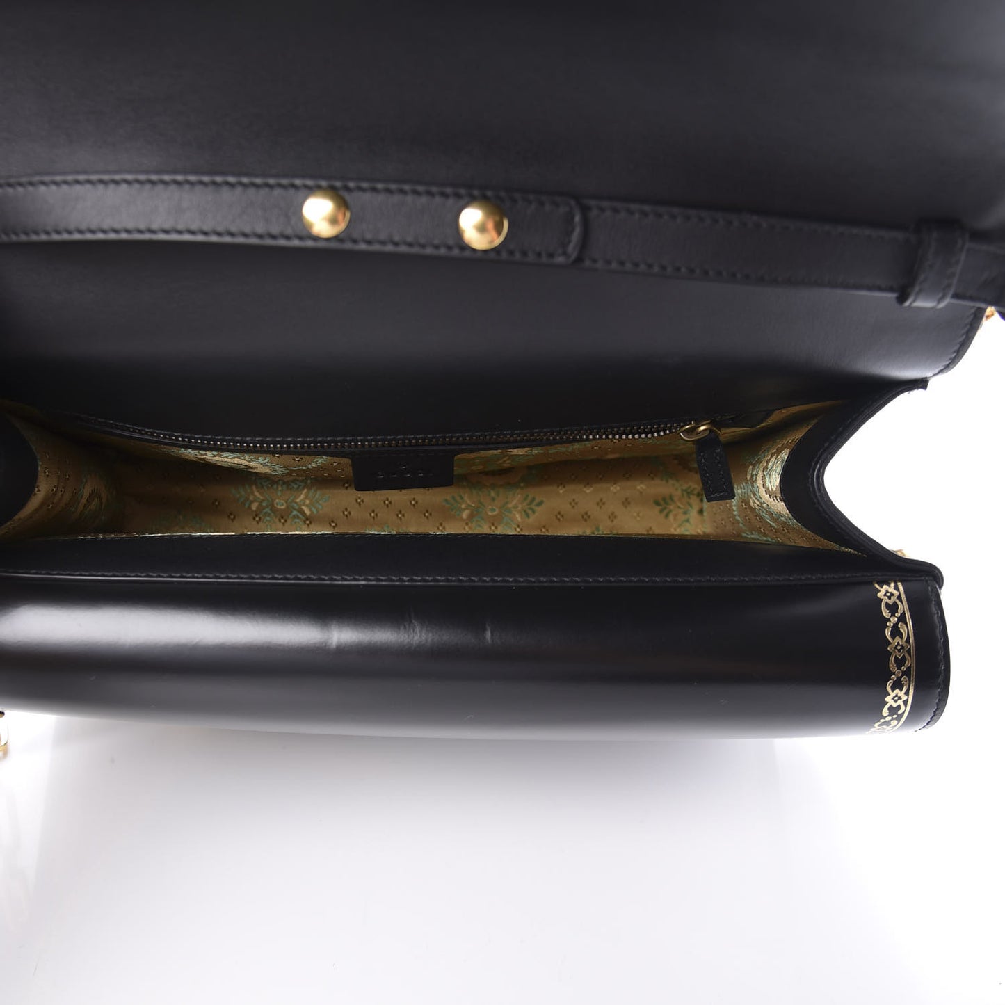 Smooth Calfskin Medium Ottilia Top Handle Bag Black