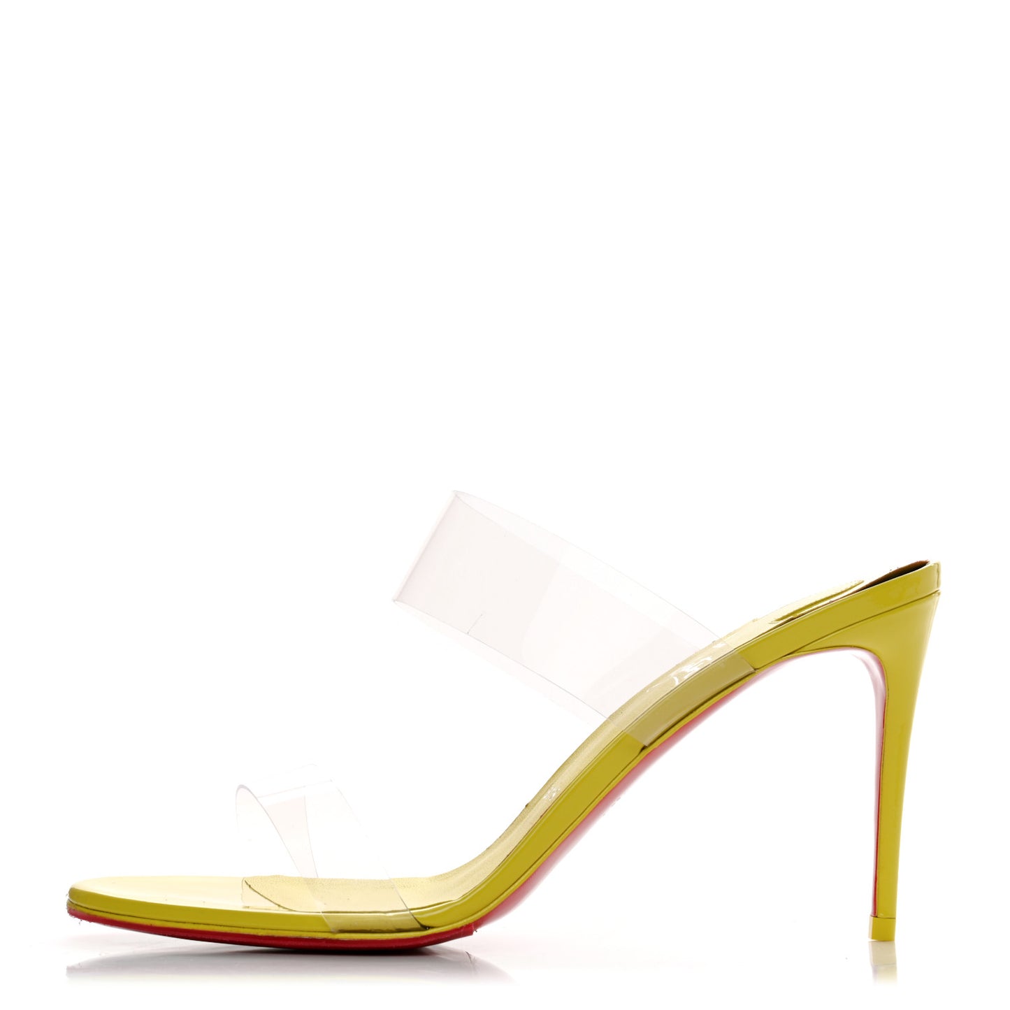 Patent PVC Just Nothing 85 Slide Sandals 39 Citrus