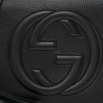 Gucci Pebbled Calfskin Small Soho Disco Bag Black 9 of 12